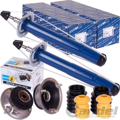 2x MEYLE STOßDÄMPFER+ BILSTEIN DOMLAGER+ PRO-KIT VA passend für BMW E39 TOURING
