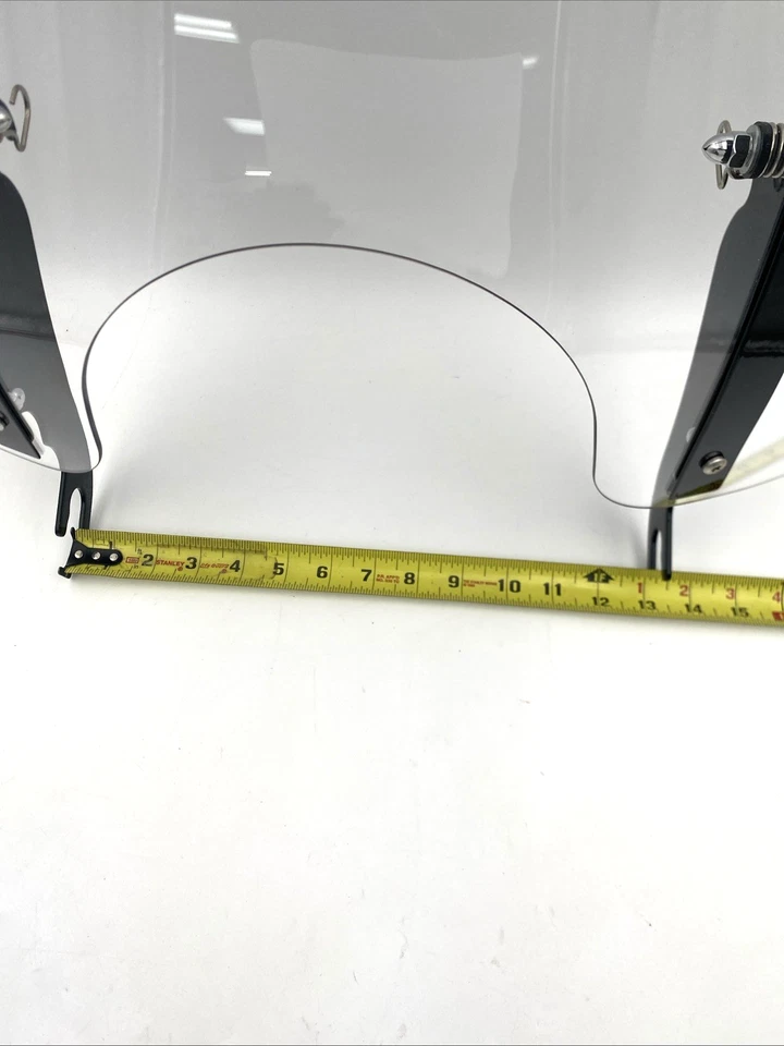 OEM Harley 57400110 Transparente 21" Negro King Parabrisas Parabrisas 00-17 FL Softail Foto 3 de 4