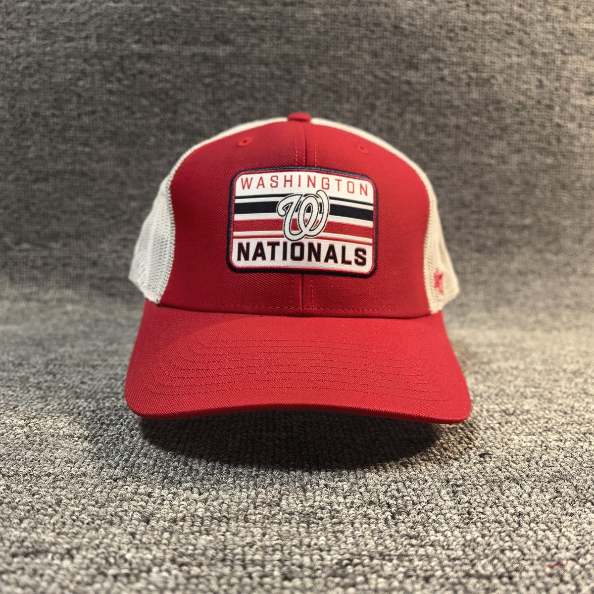 '47 Brand Washington Nationals MLB Red White Trucker Snapback Cap Hat