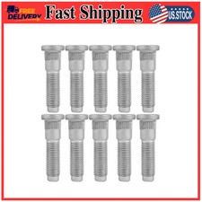 10PCS M12x1.50 Wheel Studs Lug Stud 55mm Bolt