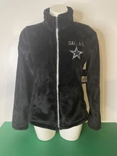 NFL Dallas Cowboys Women’s Faux Fur Full Zip Jacket Size XL