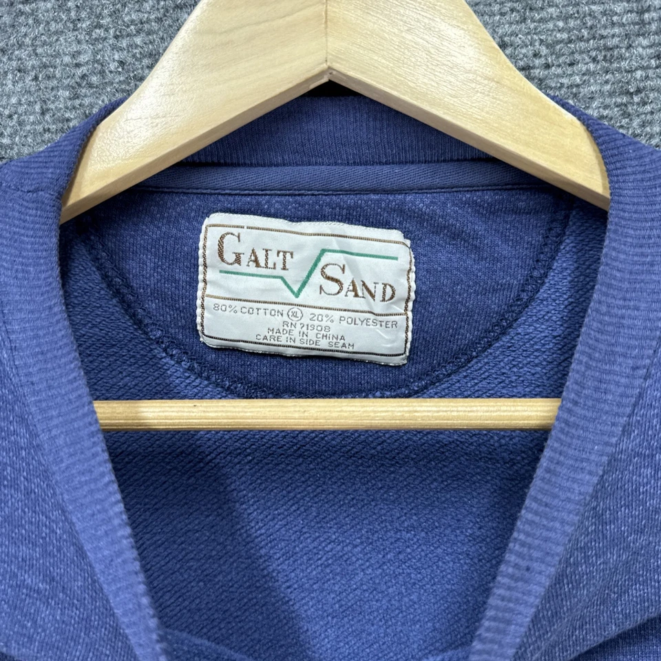 Vintage Notre Dame Sweatshirt Mens XL Navy 90s College University Faded USA - Image 3 of 4