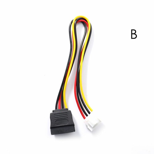 SATA 15 Pin Female To 4 Pin Female FDD Floppy Adapter Hard Drive Power Cable ❤❤ - Picture 8 of 8