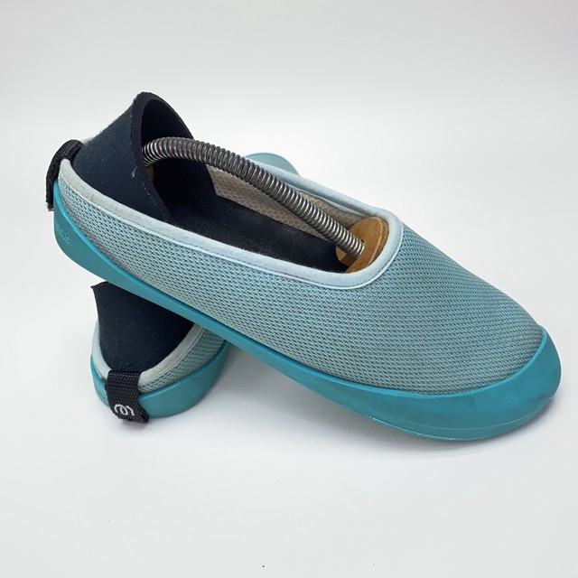 mahabis Summer Slippers Slip on Aqua 