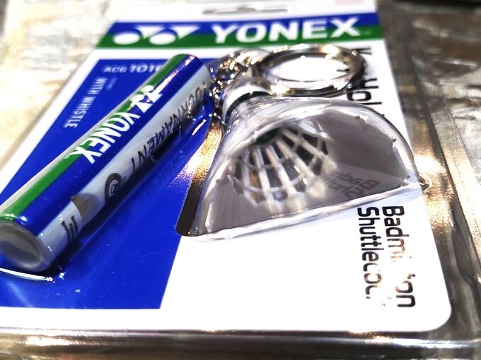 YONEX key holder (badminton shuttle type) with whistle Brand