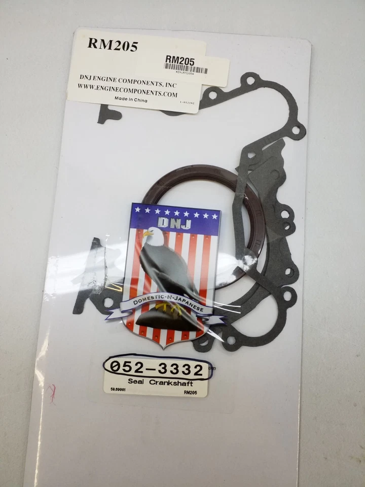 Sello del cigüeñal del motor componentes del motor RM205 DNJ envío gratuito Foto 3 de 3