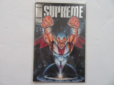 Supreme #1 Nov 1992 Embossed Silver Foil Cover - Image - Never Opened High Grade