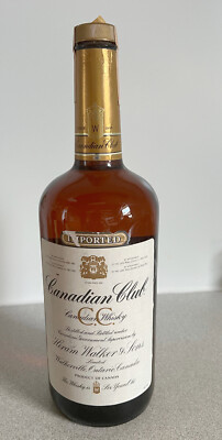 Canadian Club Whisky 1983 Hiram Walker & Sons Rarität Ungeöffnet selten