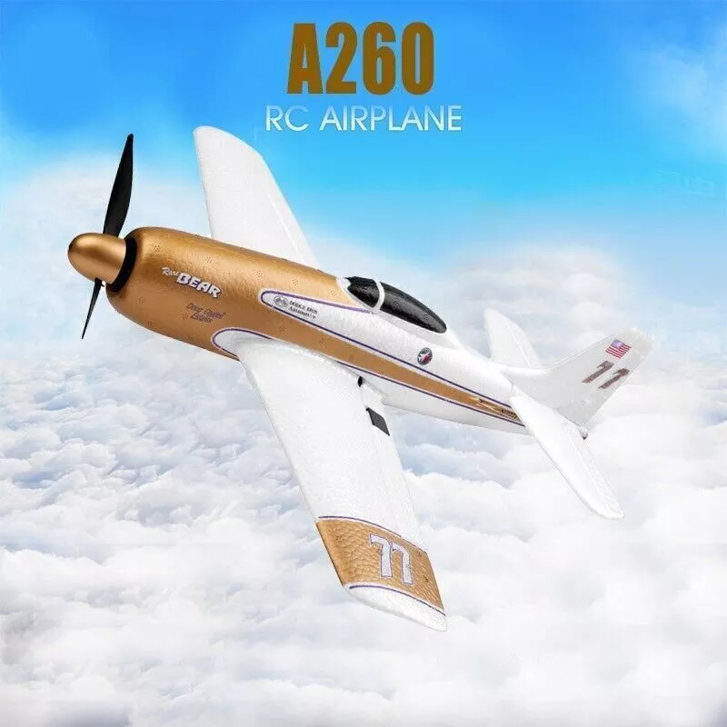WLtoys A260 2.4G 4Ch 6G 3D RC Stunt Plane 6 Axis Gyro Fighter