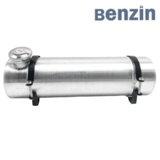 6''x20'' 2 1/8 Gallons 1/4 NPT Aluminum Spun Gas Tank Fuel Tank Cell With Baffle