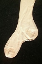 Vintage Stockings Alba Micro Mesh Seamless 15 Denier Nylon 10A Beige