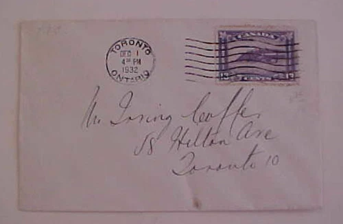 CANADA   FDC #201 CAT.$35.00 DEC 1,1932