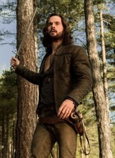 Handmade Da Vinci's Demons Tom Riley Leonardo Da Vinci Brown Leather Jacket