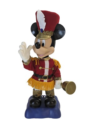 Rare 1996 Telco Mickey Mouse Animated Marching Band Leader 19