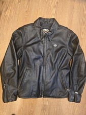 Harley Davidson Motorcycle Womens M Biker Leather Coat Jacket Limited Edition &nbsp;