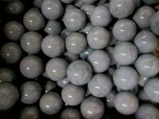 MARBLES 2 LBS 9/16 INCH OPAL GRAY SOLID COLOR MEGA MARBLES