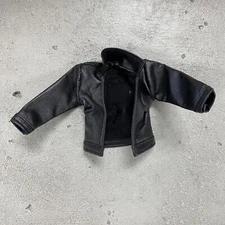 PB-LBJ: 1/12 Black Leather Jacket for 6" medium to slim body