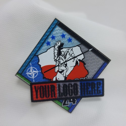 Sew-On Silicone Logo Patch – Ideal for Jackets & Sports Apparel - Picture 2 of 13