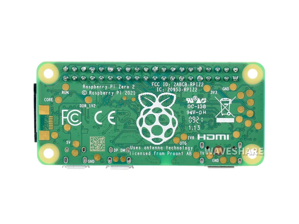Placa de módulo Raspberry Pi Zero 2 WH 512 MB de RAM WiFi y Bluetooth Foto 4 de 4