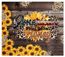 20oz Sublimation Tumbler Wrap American Honey Ready To Press Heat Transfer