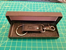 In N Out Burger Black Leather Keychain Key Chain New INO