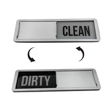 1PC Dishwasher Magnet Clean Dirty Sign - Heavy Duty Magnet with Optional Stic...
