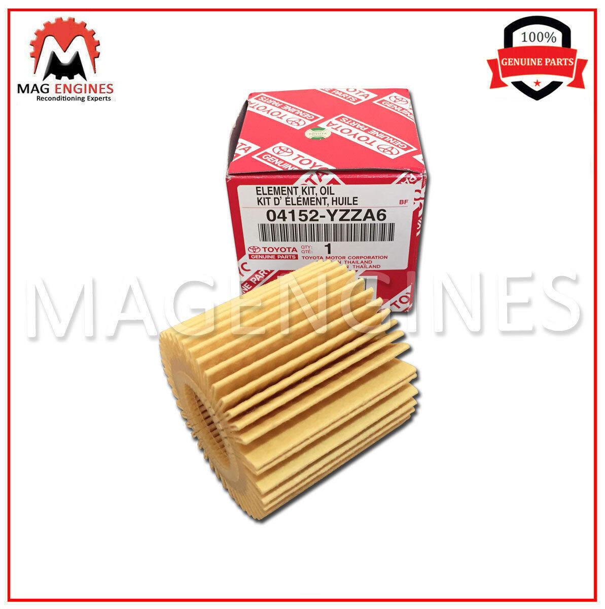 04152-YZZA6 GENUINE OEM OIL FILTER 04152YZZA6 | eBay