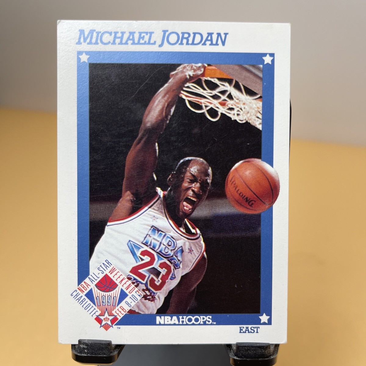 Michael Jordan 1991 NBA Hoops East All-Star Card #253