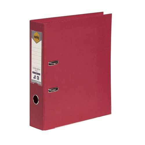Marbig Lever Arch File 75mm A4 Earth Friendly Moisture Resistant Polyethylene - Picture 8 of 17