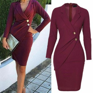 bodycon suit dress