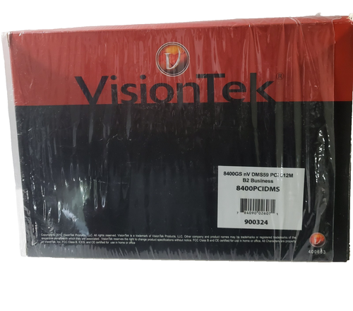 VisionTek GeForce 8400GS 512MB DMS, PCI Grafikkarte. (90324, VTK-400650SM)