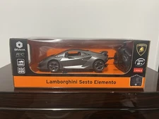 Braha Lamborghini Sesto Elemento Red RC Radio Control 1:24 Light Silver