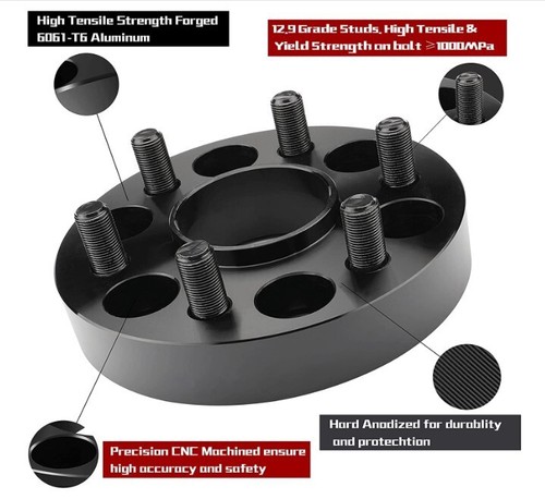 6x120 to 6x5.5 Wheel Adapters Hub Centric 1.5" Put 6x139.7 Wheels on 6x120 Hubs - Picture 11 of 24