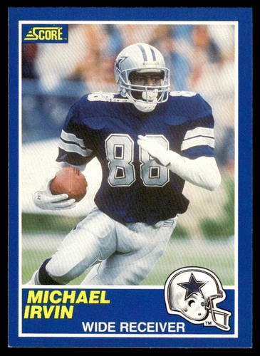 1989 SCORE MICHAEL IRVIN RC DALLAS COWBOYS #18