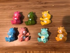 CARE BEARS FIGURINES SERIES 2 LOT OF 7 FIGURES