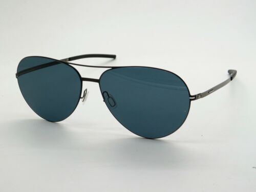 NEW IC! BERLIN SAM A0682 790 SUNGLASSES ECOBLACK UNISEX EYEWEAR IC! Berlin SAM A0682 790 EcoBlack Matte/Grey 57-16-145  main image 4