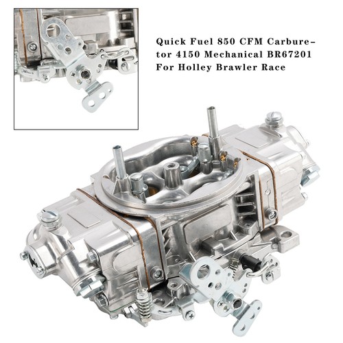 Quick Fuel 850 CFM Carburetor 4150 Mechanical BR67201 For Holley Brawler Race A1