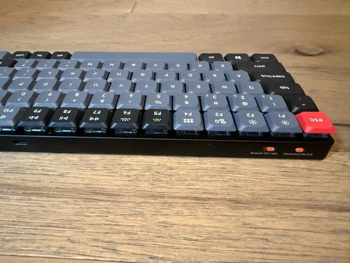 Keychron K17 Pro QMK Przewodowa / Bezprzewodowa klawiatura mechaniczna Hot Swap Niebieski przełącznik - Zdjęcie 5 z 8