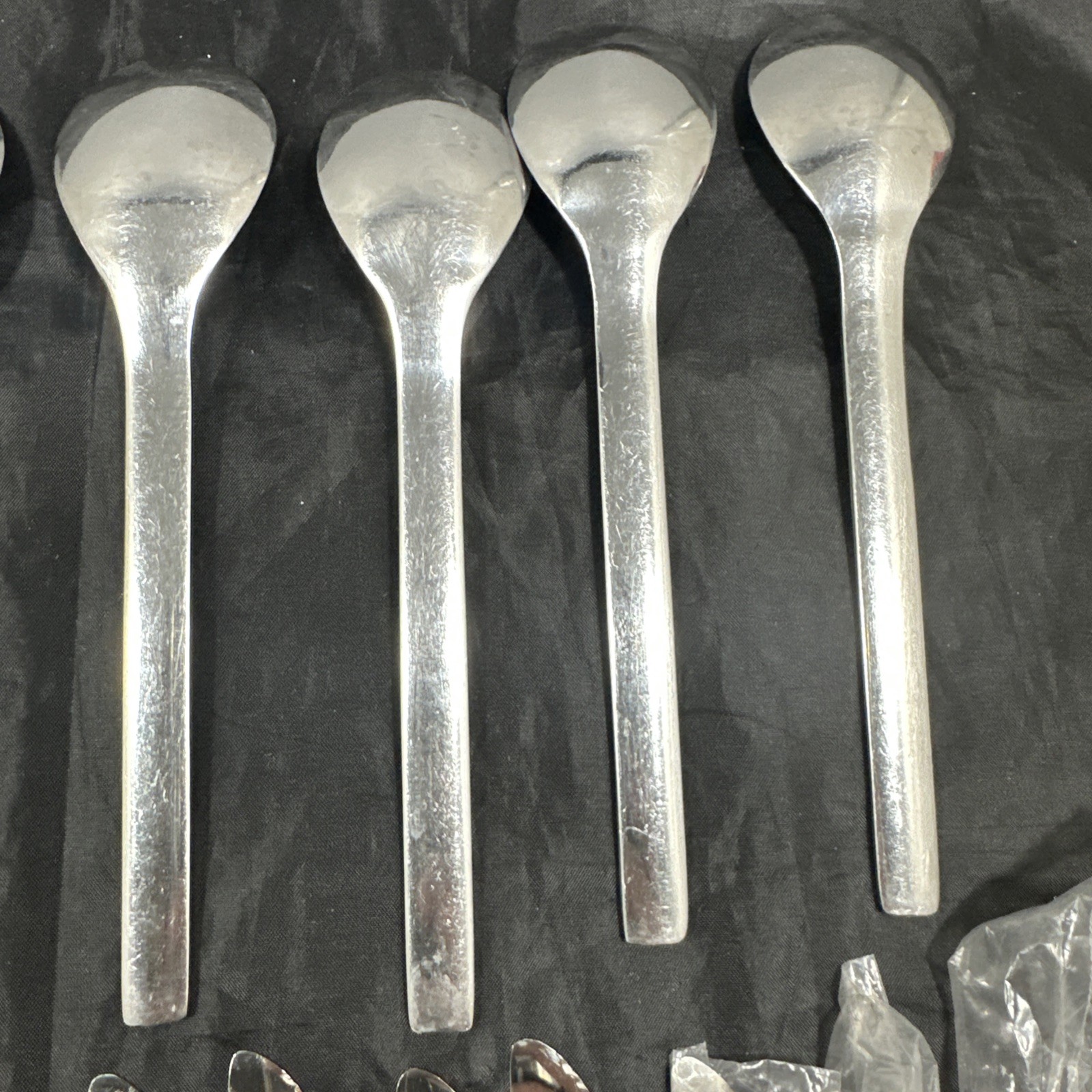 23 Pc Lot American West Airlines Spoons Spoon Knives Knife Stainless