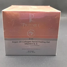 PREDIRE Argan Oil Collagen Facial Peeling Gel Vitamin E A 50ml NIB Sealed