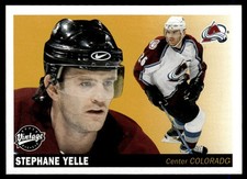 2002-03 Upper Deck Vintage Stephane Yelle Colorado Avalanche #62