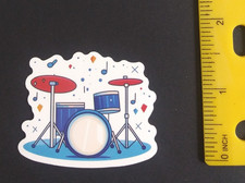 Red & Blue Drums Sticker (Z)