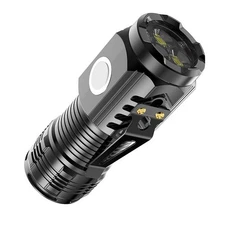 USB Charging Three-Eyed Monster Mini Super Power Flashlight for Home/Camping
