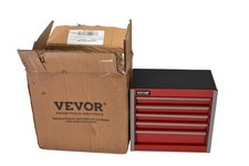 Vevor Portable Tool Box Tbhg-905rd 5 Drawer Red Metal Storage Chest Organizer