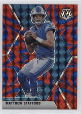 2020 Panini Mosaic Reactive Blue Mosaic Prizm Matthew Stafford #72 1p2e