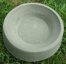 Birdbath concrete mold 3/16" plastic mould  20" x 6"H   holds appx 3.5" water