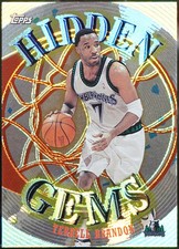 2000-01 Topps - Hidden Gems Basketball Terrell Brandon #HG8 NM
