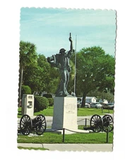 Iron Mike Marine Corps Recruit Depot Parris Island SC VTG postcard UNP