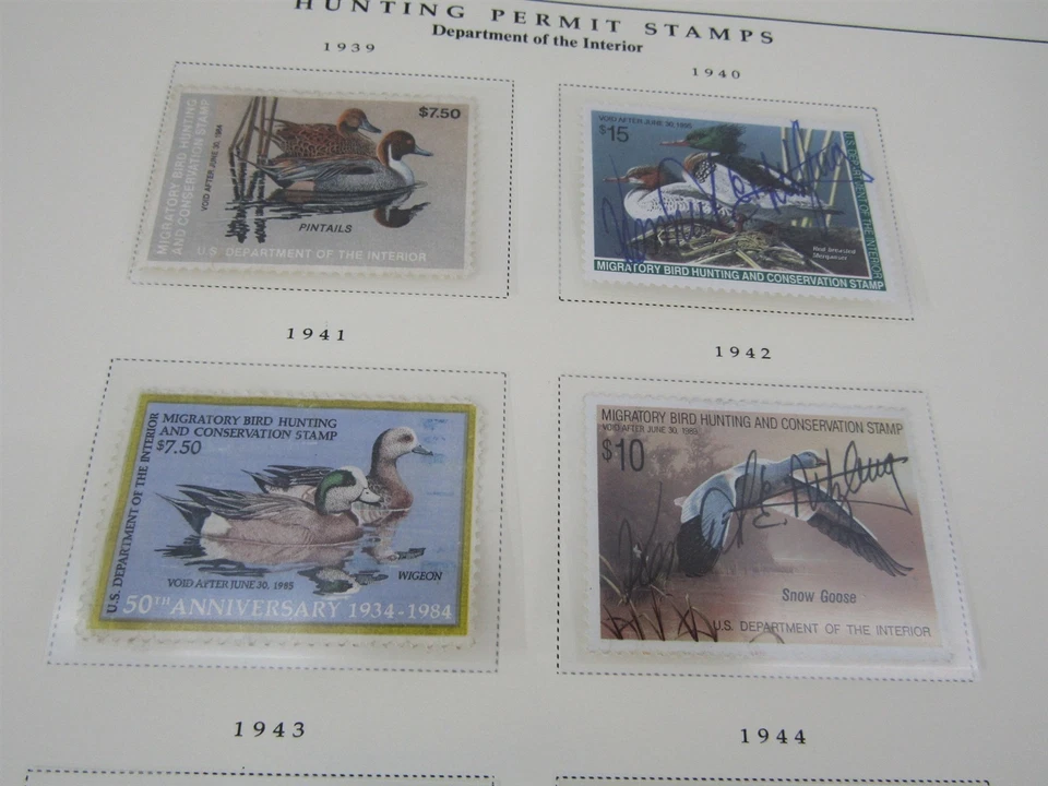 Nystamps US revenue Duck stamp collection high cost n8xc - Image 3 of 4