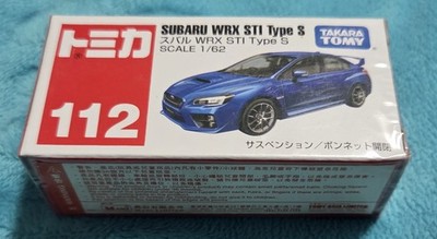TOMY TL IMPREZA WRX STi ミニカー Takara Tomy 7 Subaru Impreza WRX STI 4 Door 1/67 Scale New in Box